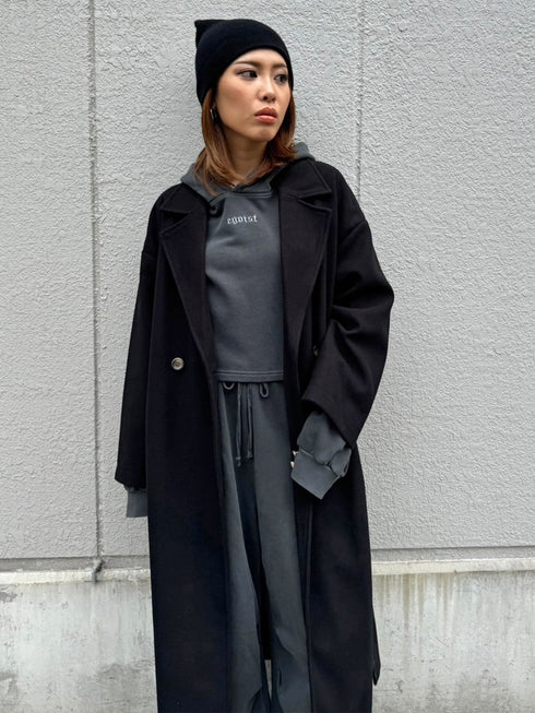 スリットロングテーラードコート